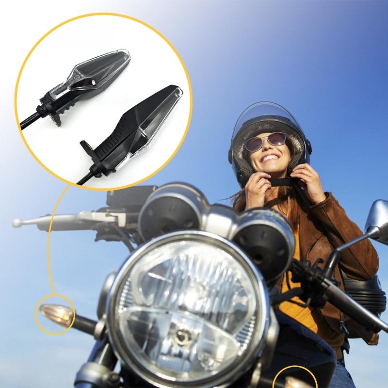 Energy Efficient Motorcycle LED Turn Signal Light Indicators for R1200GS R1250GS High Brightness and Stylish Design 2pcs