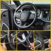 4X Steering Wheel Trim Cover Kit For Dodge Durango 14+ Challenger Charger 15+ EV