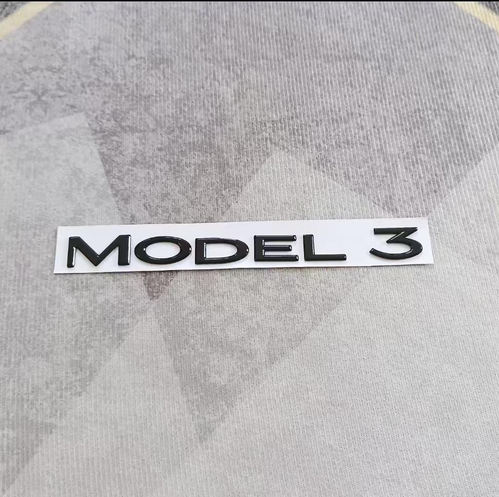 Car Trunk Replacement Logo Sticker Accessory For Tesla SpaceX Model 3 Highland 2023 S X Y Y-Eur Roadster P75D P85D P90D P100D