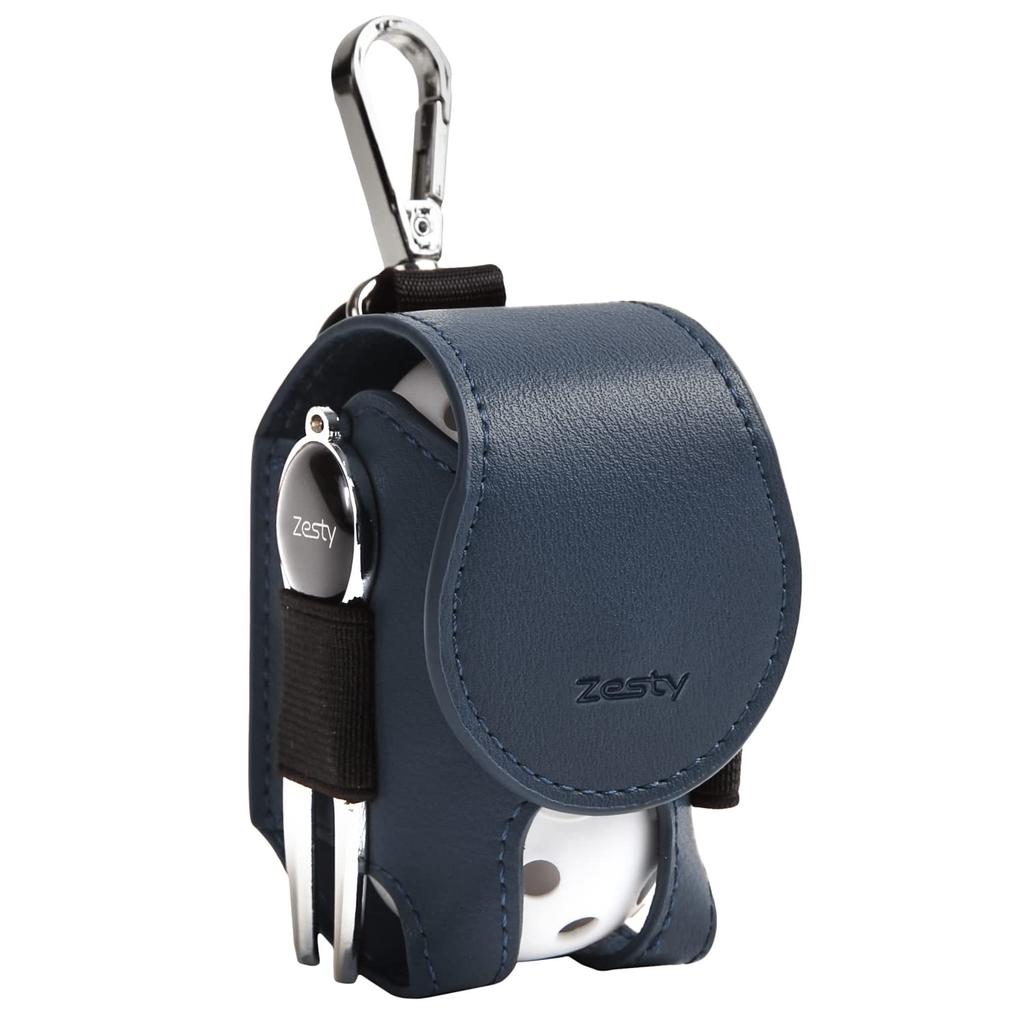 Zesty Golf Ball Case Golf Ball Pouch for Players Who Focus On Functionality Golf Supplies Green Fork (Navy, Regular Type)