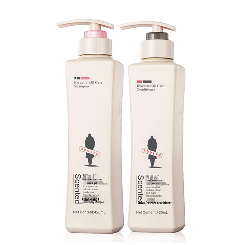 Adolph Gentle Silky Smooth Shampoo & Plant Extract Conditioner Gift Set