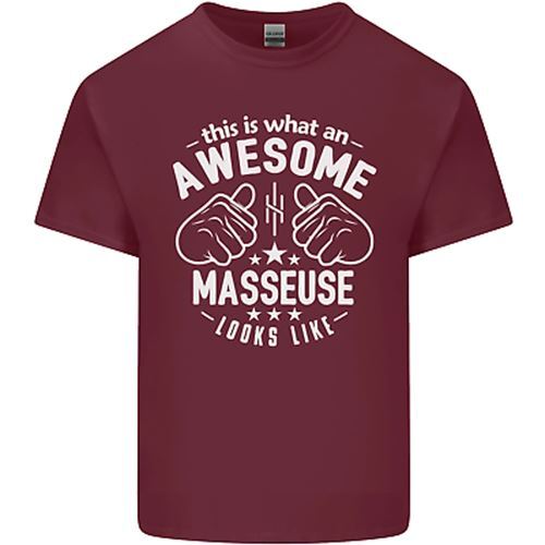 This Is What an Awesome Masseuse Looks Like Unisexs Cotton TShirt Tee Top