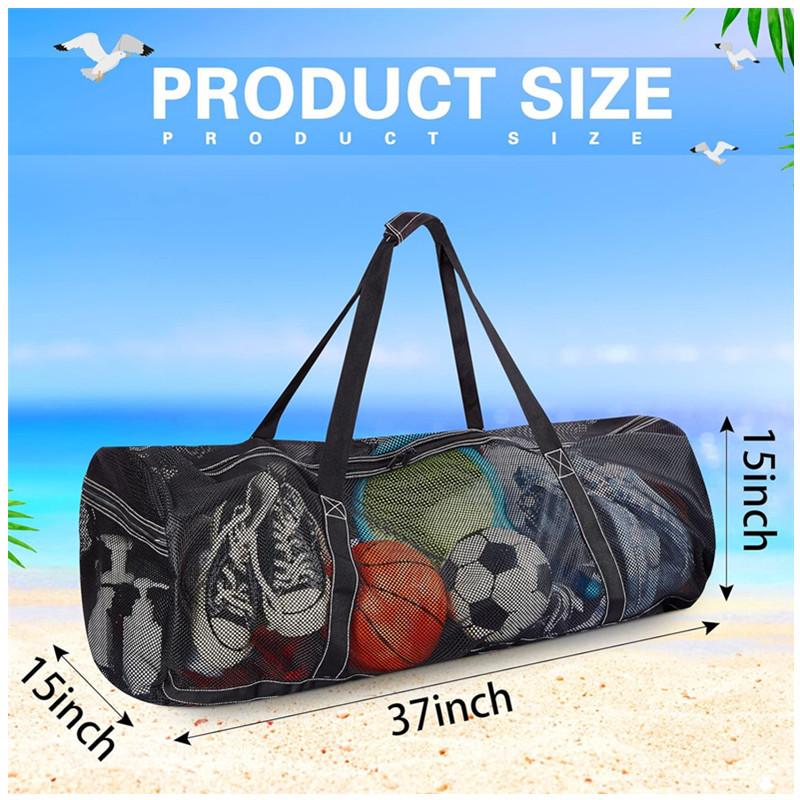 High Grade Quick Dry Mesh Duffel Bag Foldable Design Lightweight Shoulder Strap Water Sports Equipment Bag for Travel