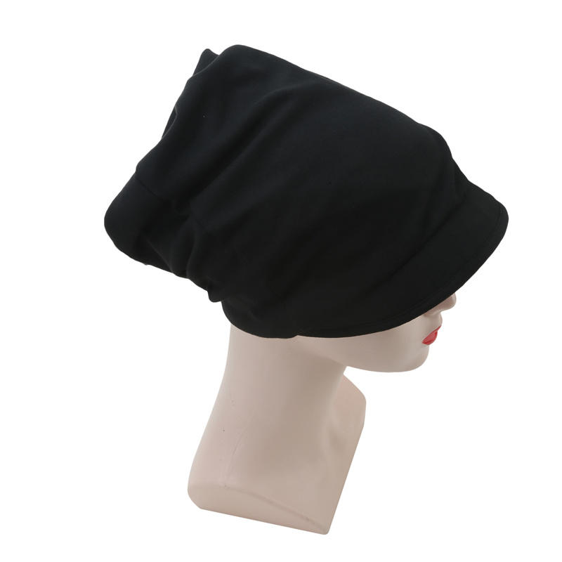 Women's Autumn Winter Beanie Hat Solid Color Outdoor Windproof Warm Thickened Hood Knitted Hat