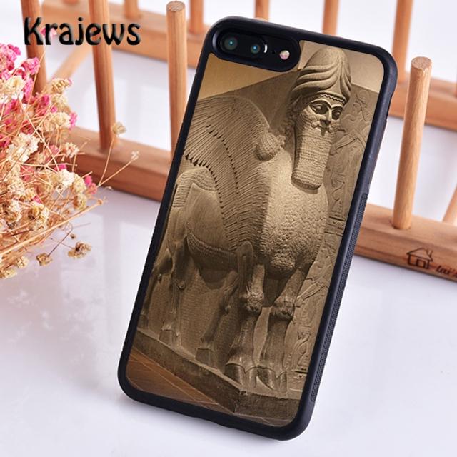 

Lamassu Assyrian Winged Lion Phone Case Cover For iPhone 17 Air 16 15 14 plus 12 13 pro max Fundas iPhone 15pro