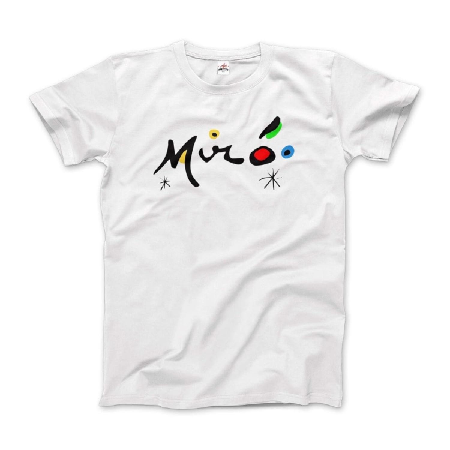 

Miró s Colorful Signature Artwork T-Shirt (Adults, Kids, Short & Long Sleeve) XXXXXL білий