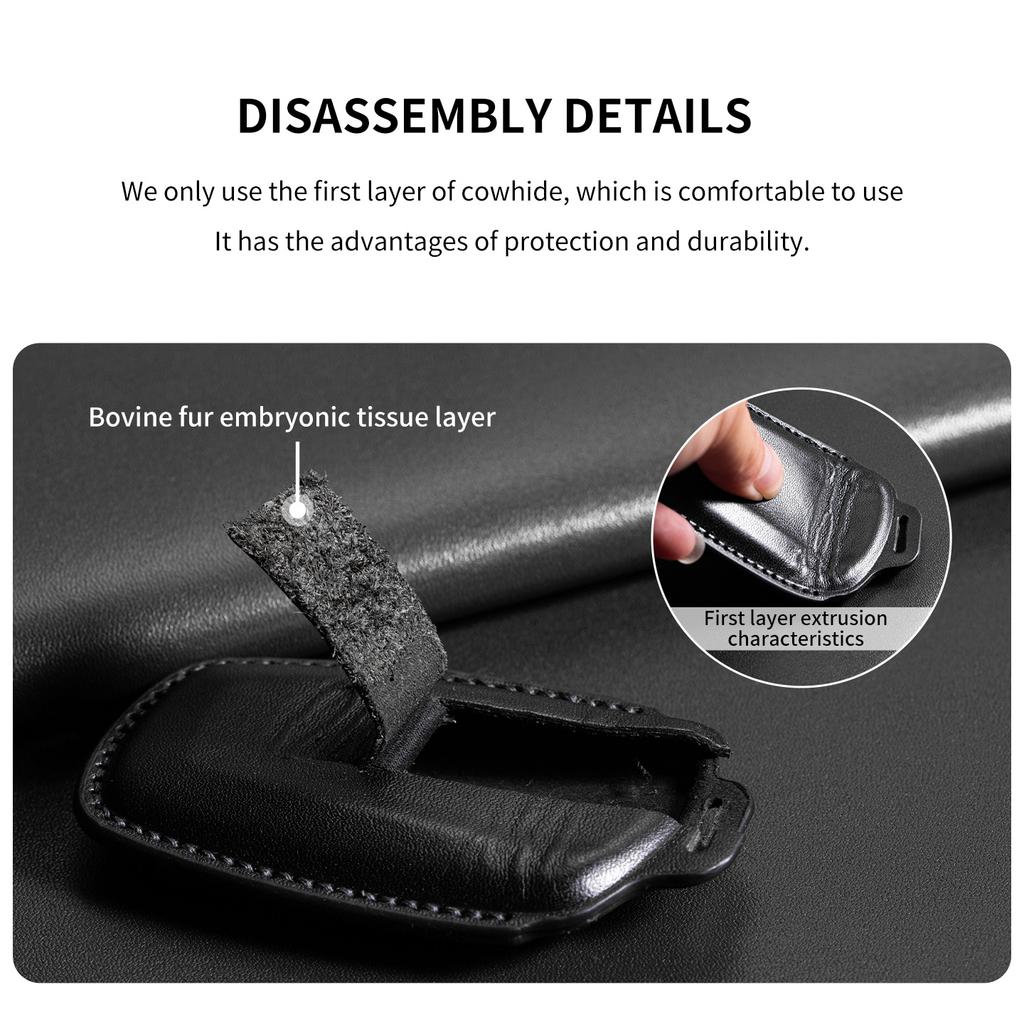Fit For Mercedes Benz W205 W213 W177 W222 X167 Glc Gls Cle Cla Glb A C E S G Class Amg Genuine Genuine Leather Auto Key Fob Cover Case