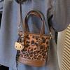 Fashion Hand Bucket Bag Women's Autumn New Trendy Retro Simple Shoulder Bag Casual Portable Messenger Bag