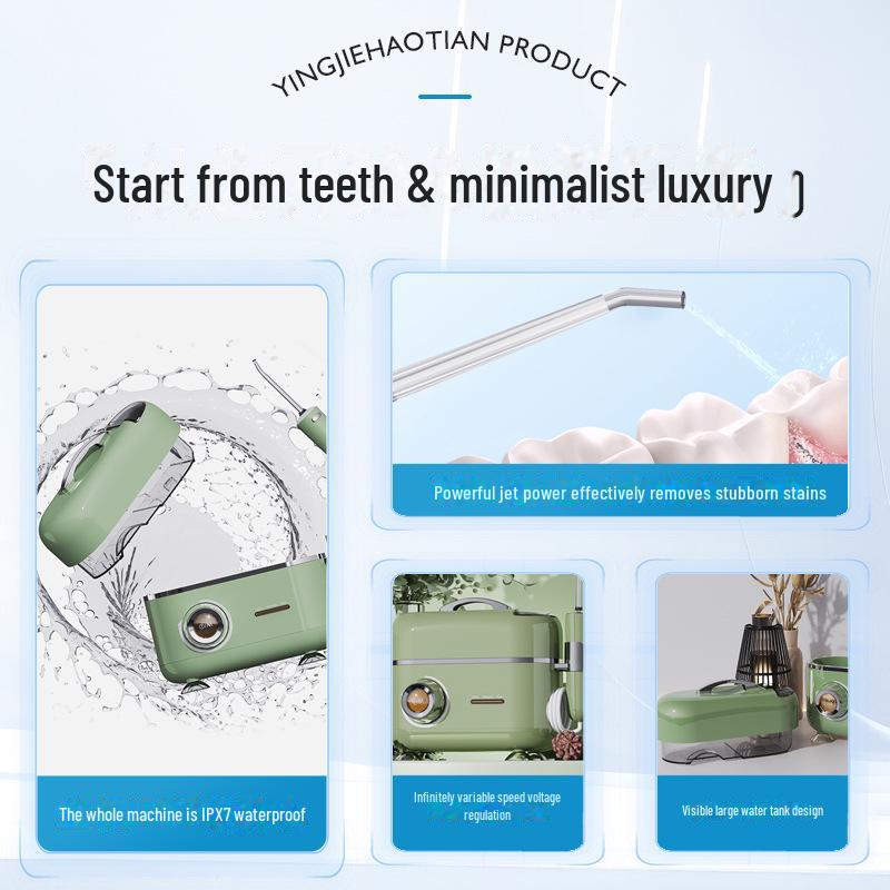 "New Household Desktop Electric Water Flosser for Teeth Cleaning and Tartar Removal"