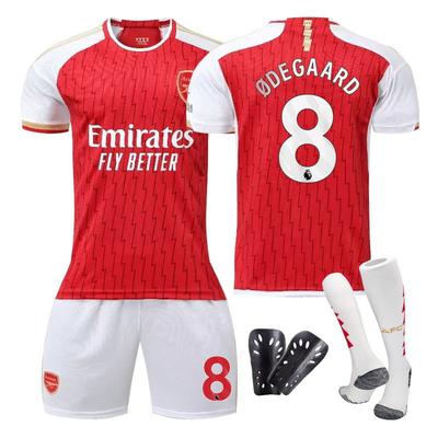 2324 Arsenal's Home Football Uniform Set Jersey No. 8 Udgau 7 Saka Player Version Fan Team