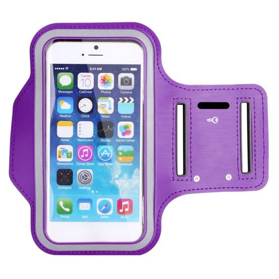 Arm Bag Waterproof Elastic PVC Touch Sensitive Cell Phone Armband for Outdoor