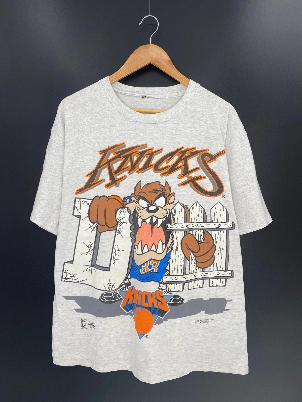 New York Knicks Taz Graphic 90 s Retro Style Basketball Unisex Tshirt KH14712 XXXL