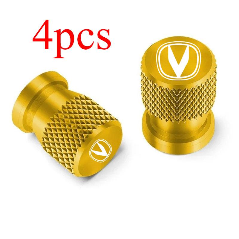 For Changan CS35 Plus CS55 PLUS CS75 PLUS Eado UNI-T UNI-K 2025 Car Accessories 4pcs Aluminum Car Wheel Tire Valve Cap Covers