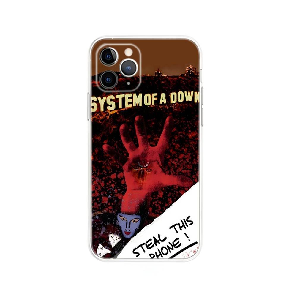 S-System Of A D-Down For iPhone 17,16,15,14,13,12,11 Plus,Pro,Max,XR,XS,X,7,8 Plus,SE,Mini Transparent Thin Phone Case