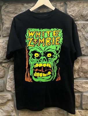 White Zombie Band Kurzarm Schwarz Alle Größen Unisex T-Shirt