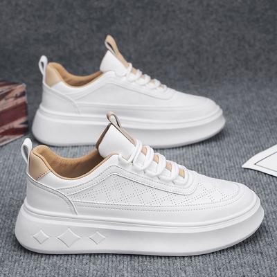 Spring Men's Shoes New Breathable Little White Shoes Men's Korean Version Trendy Versatile Platform Sports Shoes Casual Board Shoes Trendy Shoes