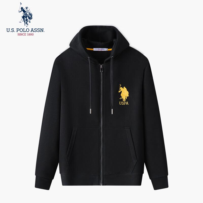 U.S. Polo Assn. Men's Hooded Full-Zip Sweatshirt