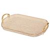 Food Platter Clear Plastic Serving Tray With Handles Versatile Dining Tea Serving Platter For Home Restaurant Cafe Decorate Tray