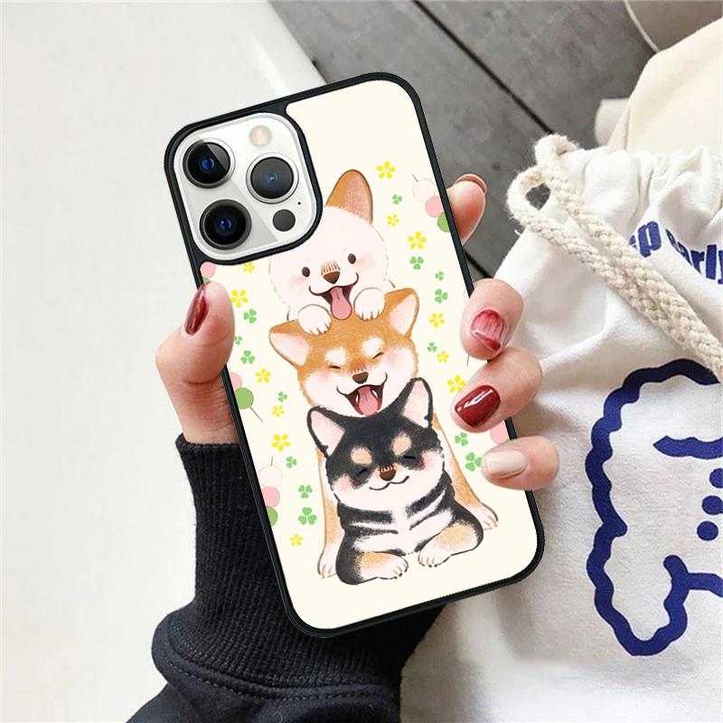 Animal Shiba Inu Phone Case For iPhone 17 Air 15 16 Cover 11 13 14 Pro Max 12 Plus Max Fundas