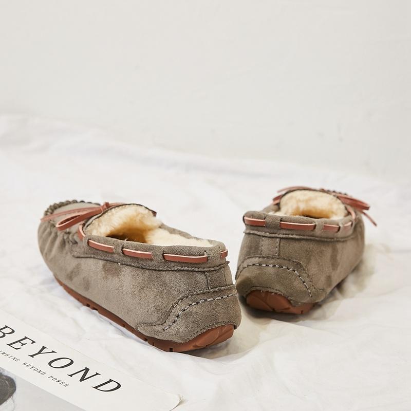 Women's Washable, Non-Fading, Fleece-Lined, Non-Slip Flat Shoes for Autumn & Winter