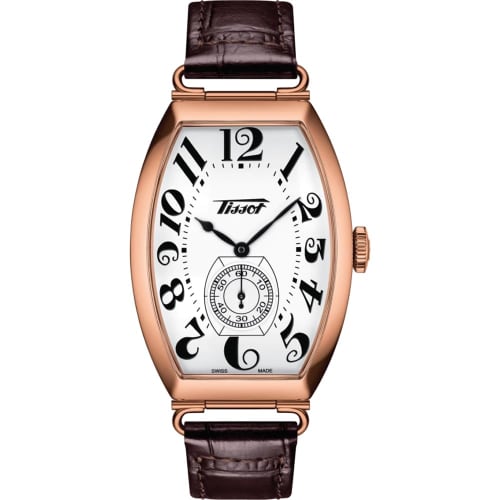 

Tissot Heritage Porto Watch with Leather Strap, T1285053601200, White Dial