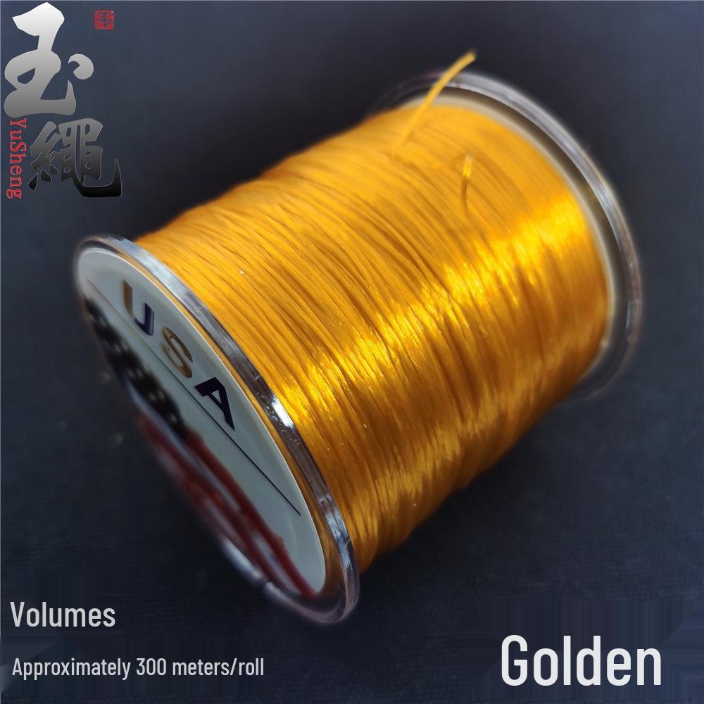 High-Grade USA Crystal Elastic Cord for Stringing Agate Bracelets - Flat Shape Tendon Rope