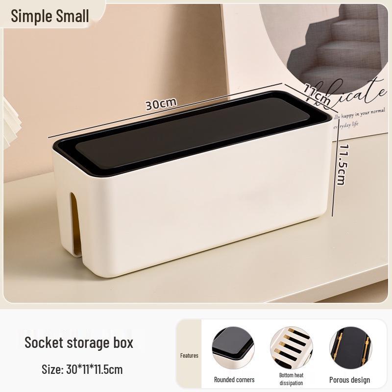 Desktop Cable Organizer and Power Strip Cover