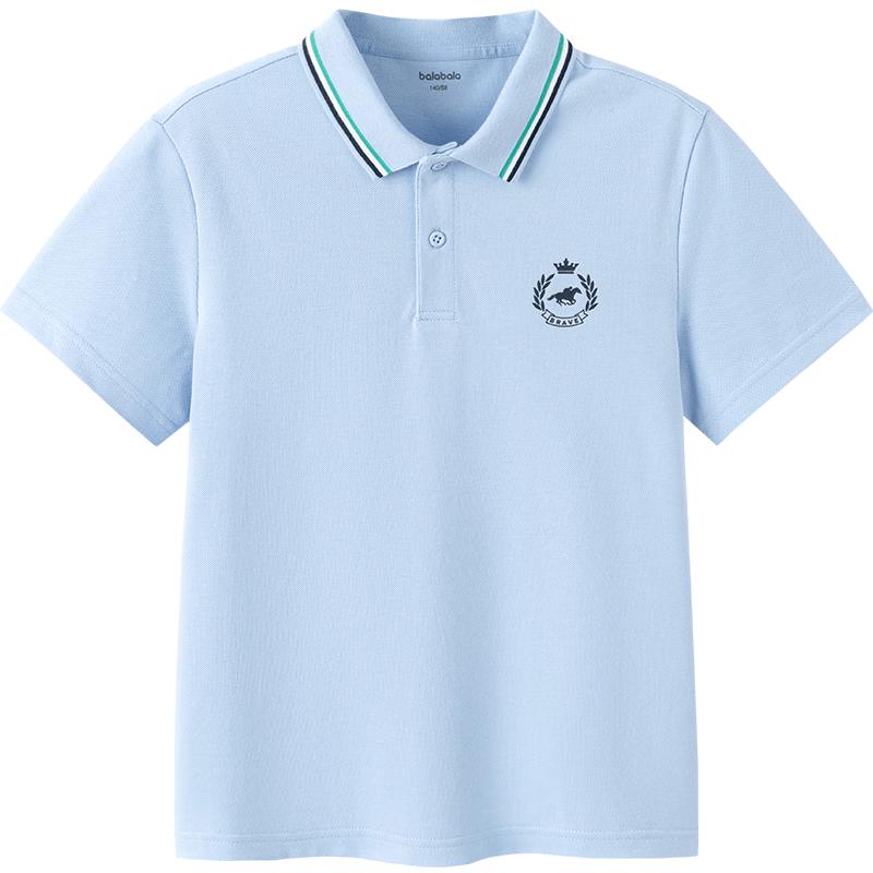 Balabala Boys' Cooling & Breathable Polo T-Shirt