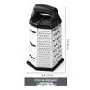 Stainless Steel Six-Sided Multifunctional Kitchen Grater for Vegetables and Potatoes
