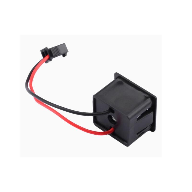 1Pcs DIY Black Double Layer Usb Female Base Type-C Socket and Female Usb Lamp Charging Socket Power Socket With Cable Connector
