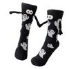 Interactive Halloween Friendship Socks Magnetic Closure Design Neutral Style Soft Polyester Costume Socks