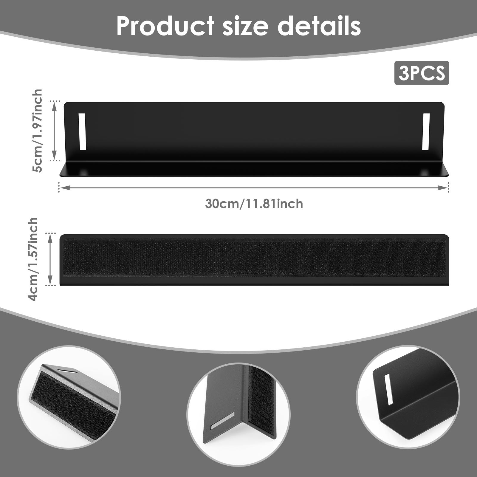 

3Pcs Car Trunk Cargo Block Metal Luggage Fixation Trunk Organizer With Fastener Multifunctional Car Back Auto Trunk Fixed Tool