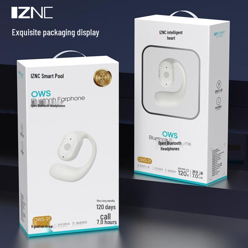 SmartRush Wireless Bluetooth Clip-on Earphones