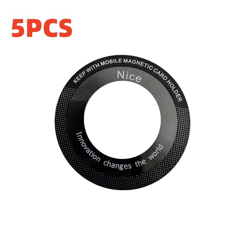 Universeller magnetischer Metallplattenring für kabelloses Magsafe-Ladegerät Eisenblechaufkleber Magnet Autotelefonhalter Mini-Aufkleber