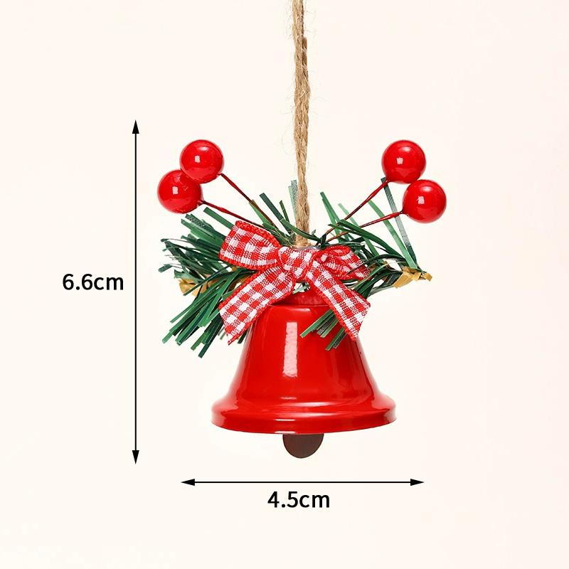 Christmas Bell Pendant Christmas Tree Pendant Decoration  Year 2025 Festival Party Merry Christmas Decoration For Home 2024