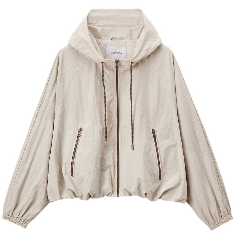 TonLion Women's Lightweight Hooded Sporty Jacket