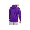 Nike NBA Logo Print Zip-Up Hoodie with Long Sleeves Men Tops Purple DR2084-504