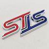 XXUI3 3D Metal Styling ST Logo Car Front Grille Badge Rear Trunk Emblem For Ford Focus Edge Explorer Mondeo Fiesta Escape Accessories