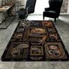 Gecko Collection Pattern Rug Floor Mat for Living Room or Bedroom Soft and Comfortable Carpet a Gift for Birthday and Holiday.