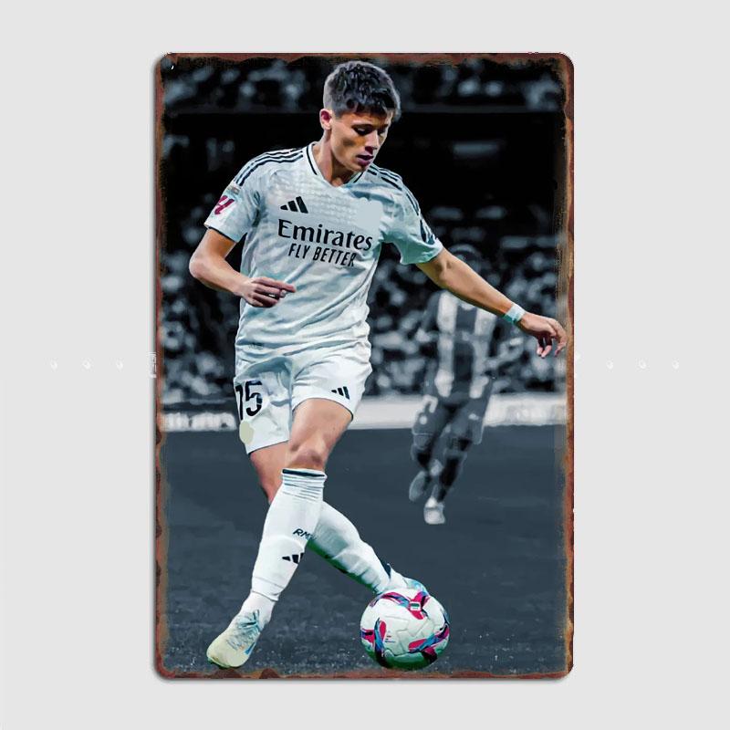 

Arda Güler Sport Football Player Posters Metal Sign Custom Bar Wall Decor Club Drawing Room Decor Vintage Home Decor 20x30cm（7.8x11.8inch）