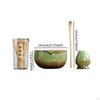 Set Matcha Japonais 4 Pièces Accessoires Cadeaux Uniques Faits Main pour Préparer le Petit Déjeuner et le Latte