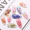 Decoration Holographic Nails Decals Transfer Paper Decals Floral Nails Stickers Flower Nail Foils
