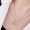 Non-Fading Luxury Maple Leaf Butterfly Clavicle Necklace