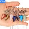 Spirit Pendulum Natural Crystal Pendant Treatment Point Pendulum Weika Meditation Semi Gem Jewelry Gift