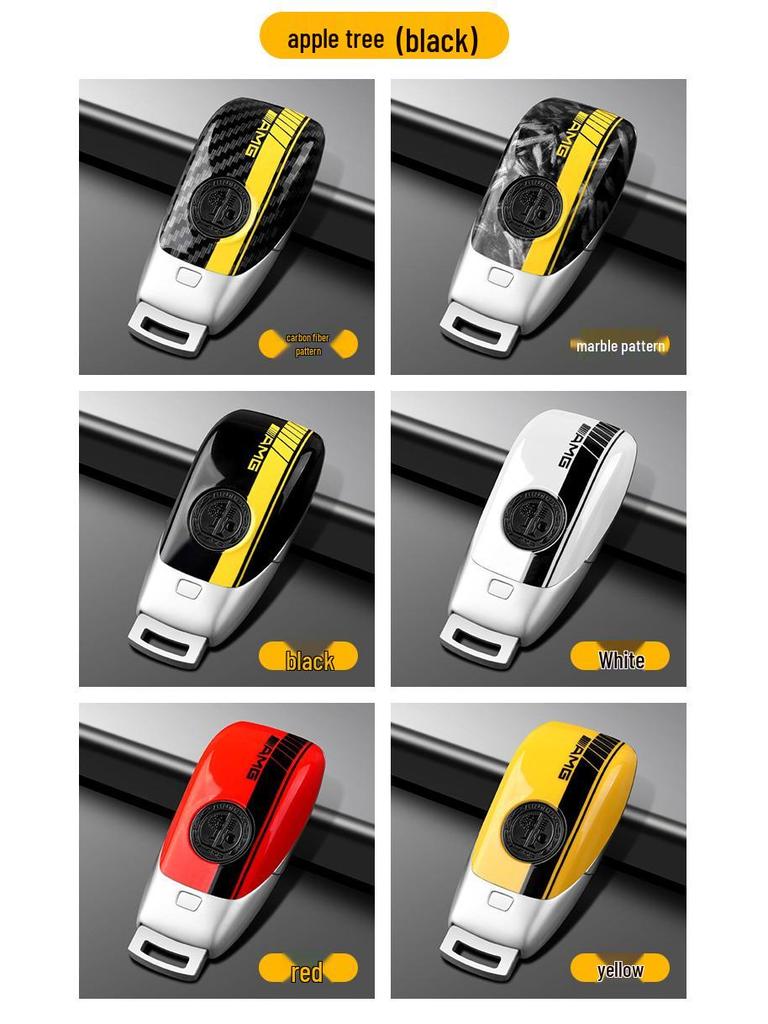 Mercedes Key Shell: A-Class, C-Class, E-Class, GLC300/E300L Replacement AMG Cover