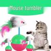 Colorful Feather Tumbler Cat Toy: Interactive, Self-Amusing, Boredom Relief for Cats
