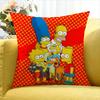 Happy S-Simpsons Various Sizes Square Pillow Case For Car Home Bedchamber Decor