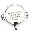 220-240V AC Synchronous Geared Motor CW/CCW Rotation 4W Power Turntable Synchronous Motor 50/60Hz Frequency 8-10RPM Speed