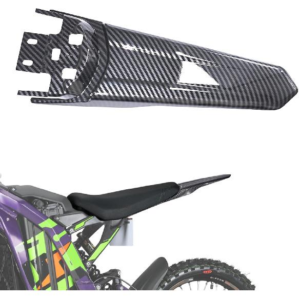 Protetor de Cauda para Para-lama Traseiro para Surron Light Bee X S e Segway X160 X260, Protetor de Lama para Moto de Terra, Para-lama Traseiro Curto Peças e Acessórios Sur-Ron, Preto, Não