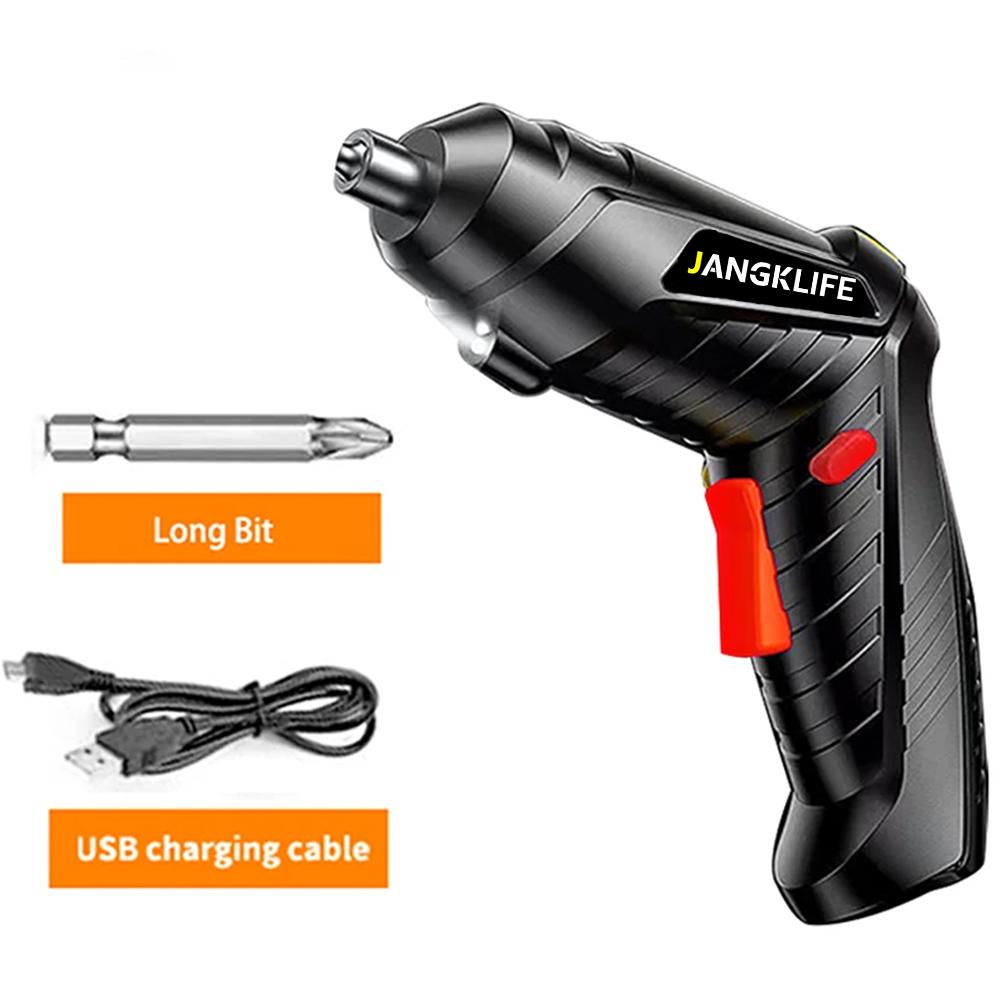 

Бытовая электрическая отвертка, аккумуляторная аккумуляторная ударная дрель, мини-беспроводная электрическая дрель, набор отверток, электрическая партия золотой